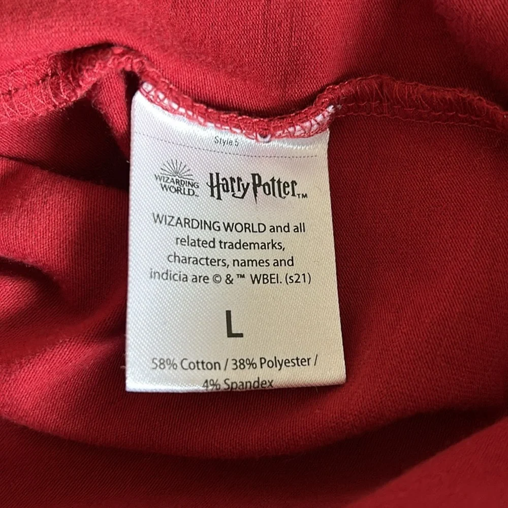 Harry Potter Wizarding World long sleeve, crew neck Team Quidditch tee. Soft. - Picture 6 of 8